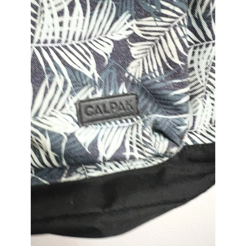 CALPAK Luggage Glenroe Travel Laptop Backpack, Palm Leaf Carryon
